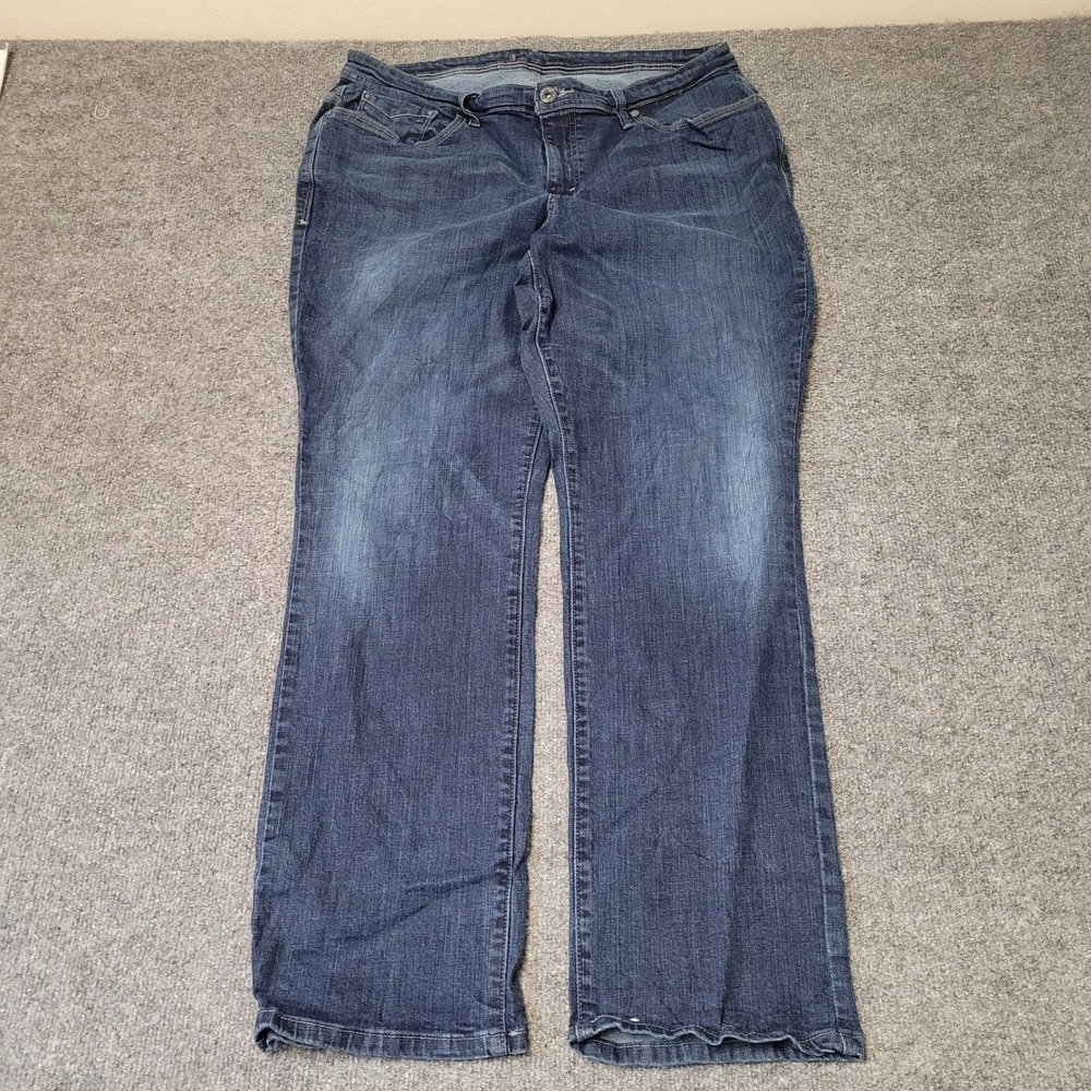 Levi's Jeans Womens Size 38 Dark Wash Blue Straight Leg Casual Denim Pants